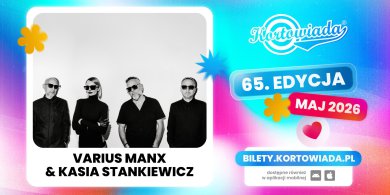 Artykuł: Varius Manx & Kasia Stankiewicz zagrają na Kortowiadzie 2026!