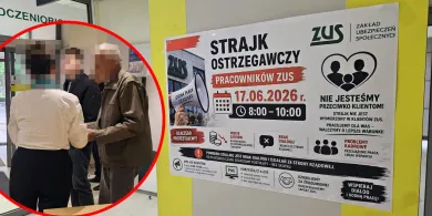 Strajk ostrzegawczy w olsztyńskim oddziale ZUS. Pracownicy żądają 1200 zł podwyżki [ZDJĘCIA, WIDEO][AKTUALIZACJA]