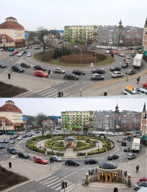 Historia Placu Bema w Olsztynie. Od wizytówki miasta do ronda