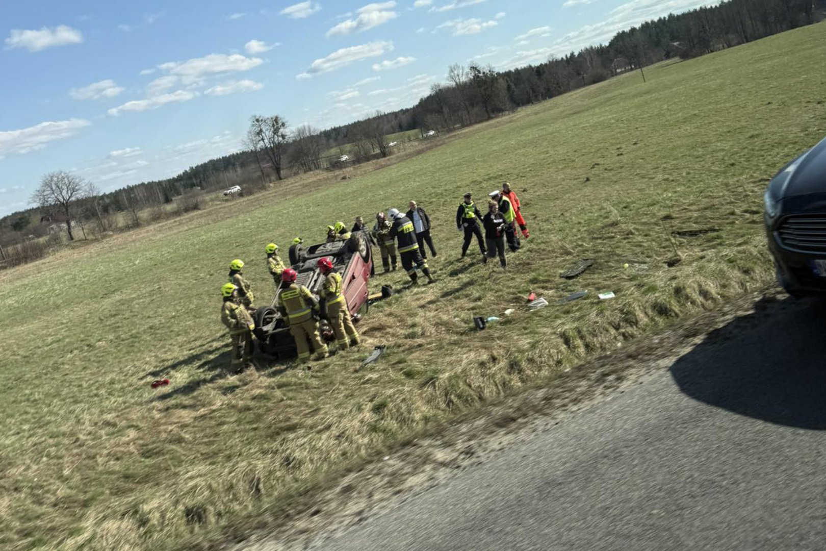 Trasa Olsztyn-Barczewo. Kierowca tej marki wysłał 31-latkę do szpitala