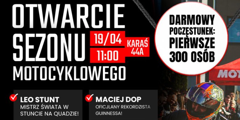 Otwarcie Sezonu Motocyklowego 2026 z misją ratowania życia. Pomóżmy 12-letniej Toli!