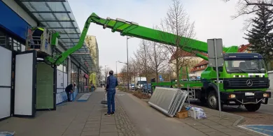 Olsztyn. Ryzykowne prace przy ul. Partyzantów