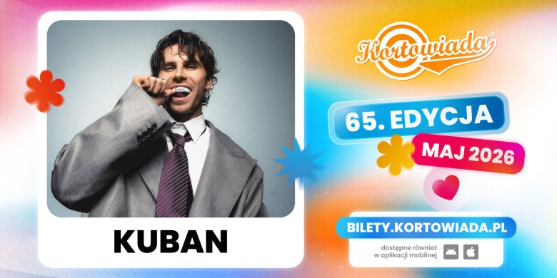 Jeszcze więcej dobrego rapu podczas jubileuszowej Kortowiady - Kuban dołącza do line-upu imprezy