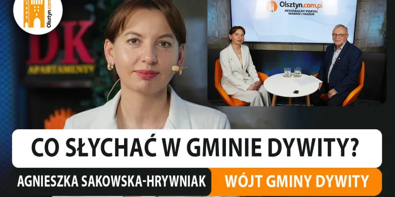 Z wójt gminy Dywity, Agnieszką Sakowską-Hrywniak rozmawiamy o najważniejszych gminnych inwestycjach [WIDEO]