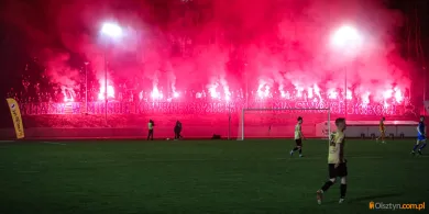 Stomil pewnie wygrał w Mrągowie na otwarciu nowego stadionu [ZDJĘCIA]