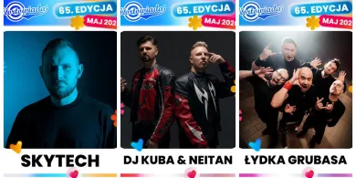 Skytech, DJ KUBA & NEITAN oraz Łydka Grubasa wystąpią w Kortowie - line-up 65. Kortowiady zamknięty