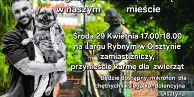 Olsztyn żegna tragicznie zmarłego posła, Łukasza Litewkę. Niezwykła inicjatywa na Targu Rybnym