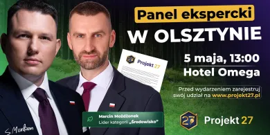 „Projekt 27” zawita do Olsztyna. Mentzen i Możdżonek o przyszłości środowiska