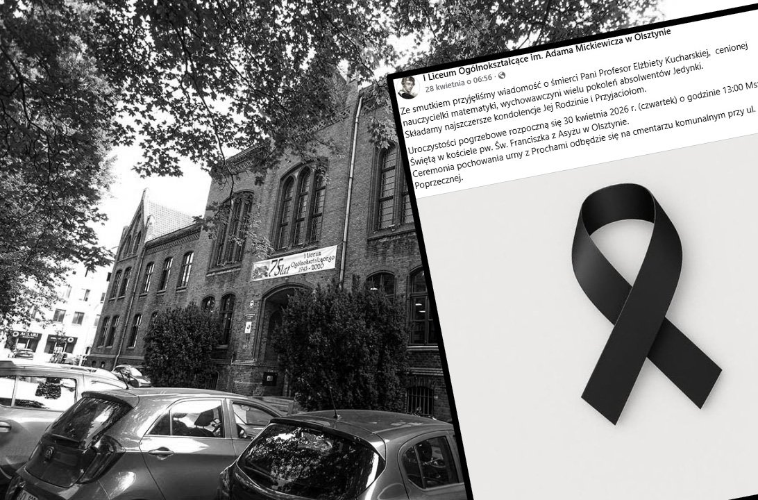 Nie żyje ceniona nauczycielka matematyki z I Liceum Ogólnokształcącego w Olsztynie