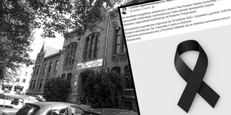 Nie żyje ceniona nauczycielka matematyki z I Liceum Ogólnokształcącego w Olsztynie