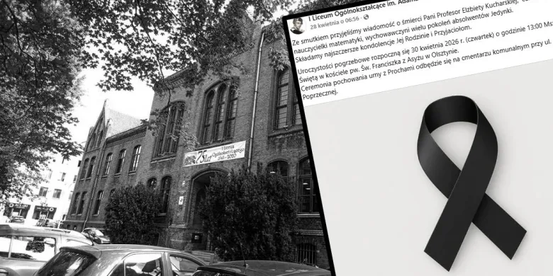 Nie żyje ceniona nauczycielka matematyki z I Liceum Ogólnokształcącego w Olsztynie