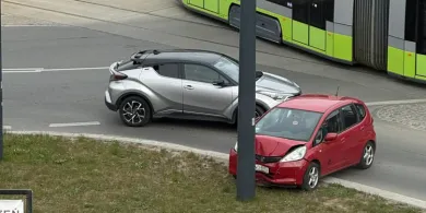 Na rondzie spotkały się dwie kobiety. Nie będą tego mile wspominać