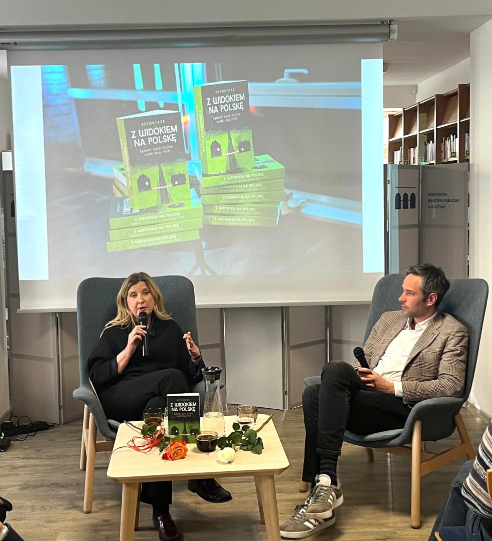 „Z widokiem na Polskę…”. Magdalena Rigamonti i Marcin Terlik – autorzy przejmujących reportaży - w Olsztynie [ZDJĘCIA]