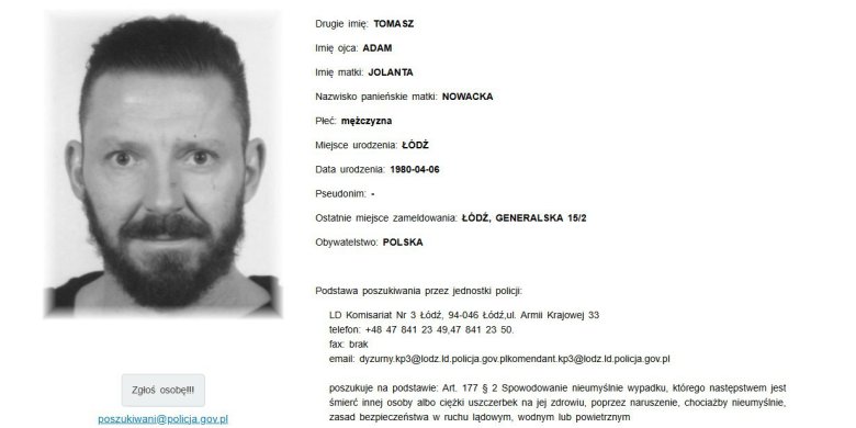 Paweł Kozanecki, znany jako „adwokat od trumny na kółkach”, poszukiwany przez policję