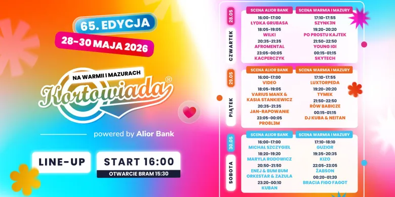 Kortowiada 2026 już za parę tygodni!