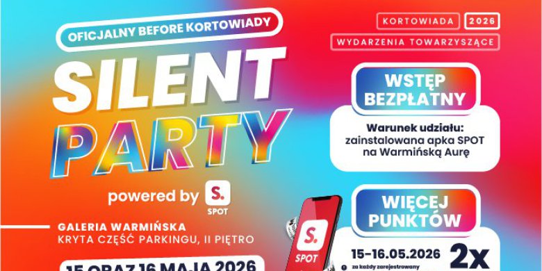 Generacja Z przejmuje stery: Silent Party powered by SPOT w Galerii Warmińskiej