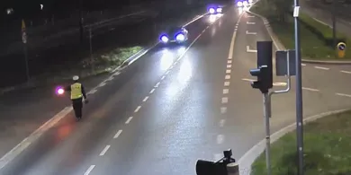 106 km/h na al. Sikorskiego i... trzymiesięczna przerwa od prawa jazdy. Kierowca Audi ukarany [WIDEO]