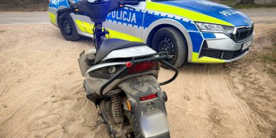 Artykuł: Olsztyn. Weekend na dwóch kółkach zakończony kontrolą. Przejażdżki nastolatków przerwała policja
