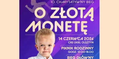 Pomoc, emocje i sport nad Ukielem. Zbliża się jubileuszowy, 10. Charytatywny Bieg o Złotą Monetę