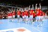 Radość polskich piłkarzy ręcznych po zwycięstwie nad Austrią