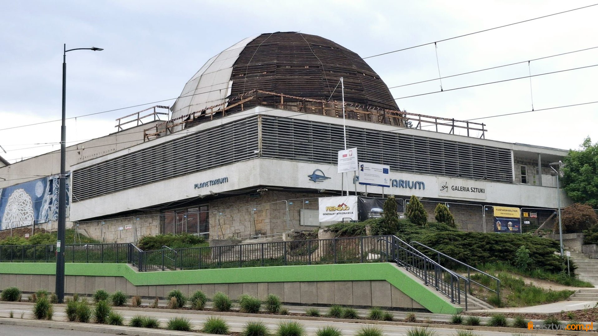 Olsztyńskie planetarium zmienia się w kosmiczne centrum przyszłości. Trwa wielka modernizacja
