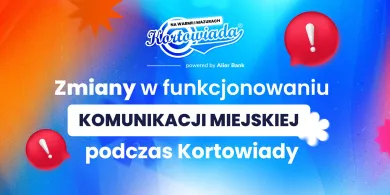 Zmiany w komunikacji miejskiej podczas Kortowiady 2026