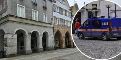 Olsztyńska starówka pełna graffiti. Straż miejska nakazuje usunięcie napisów i zapowiada „systematyczne kontrole”