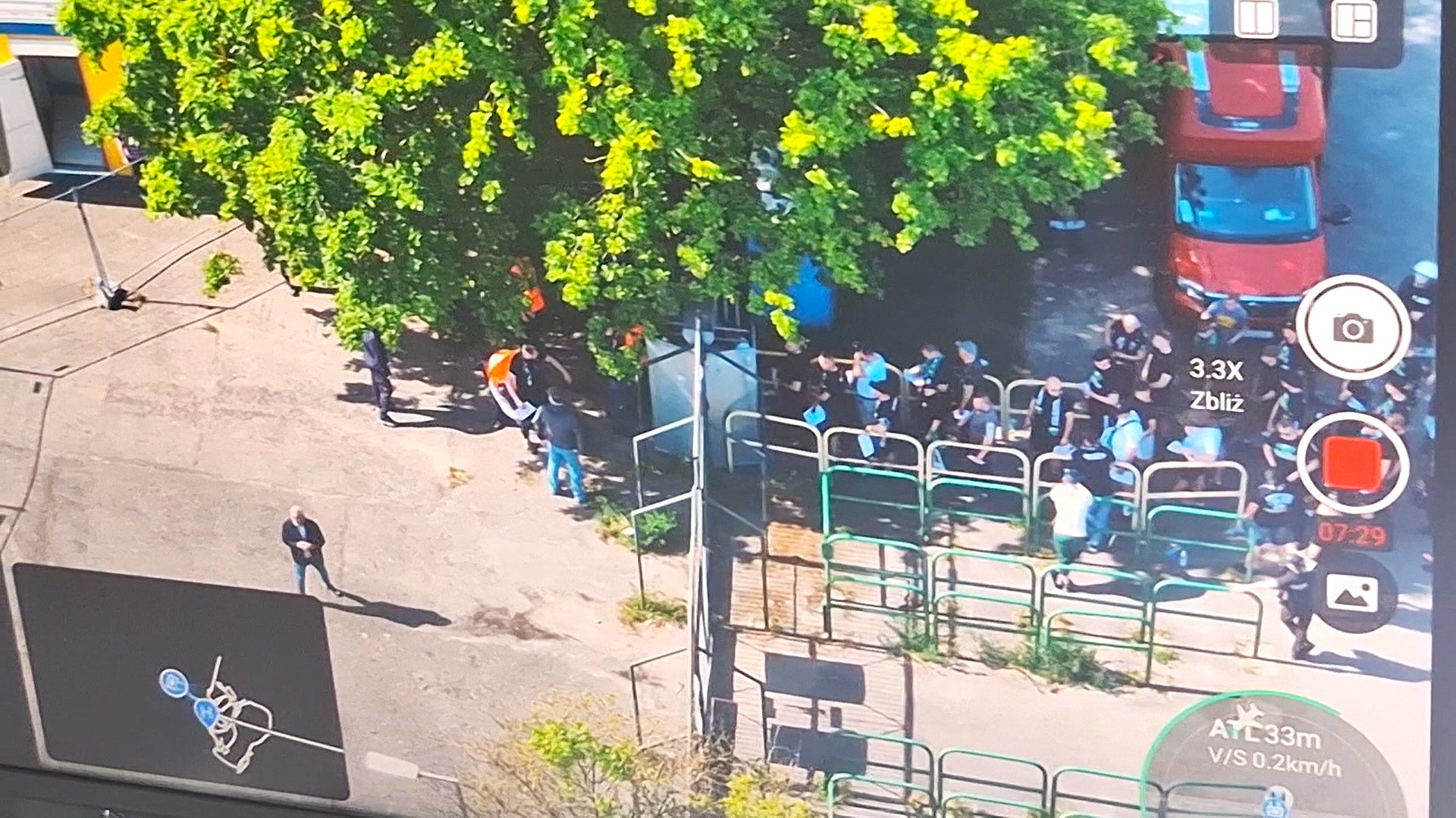 Kibic Granicy Kętrzyn chciał wnieść racę ukrytą w ubraniach na mecz ze Stomilem. Został zatrzymany