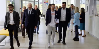 Wizyta Cancer Fighters w szpitalu dziecięcym w Olsztynie. Będą pieniądze na rozwój onkologii? [ZDJĘCIA, WIDEO]