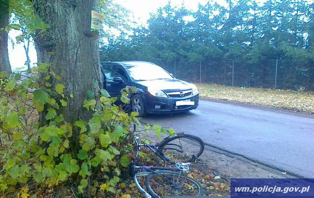 Silice, gmina Purda. 43-latek na rowerze pod kołami samochodu. Co się dokładnie wydarzyło?