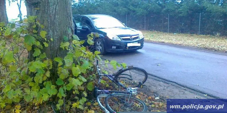 Silice, gmina Purda. 43-latek na rowerze pod kołami samochodu. Co się dokładnie wydarzyło?