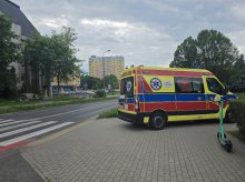 Nagórki. Młodzieniec na hulajnodze zderzył się z busem