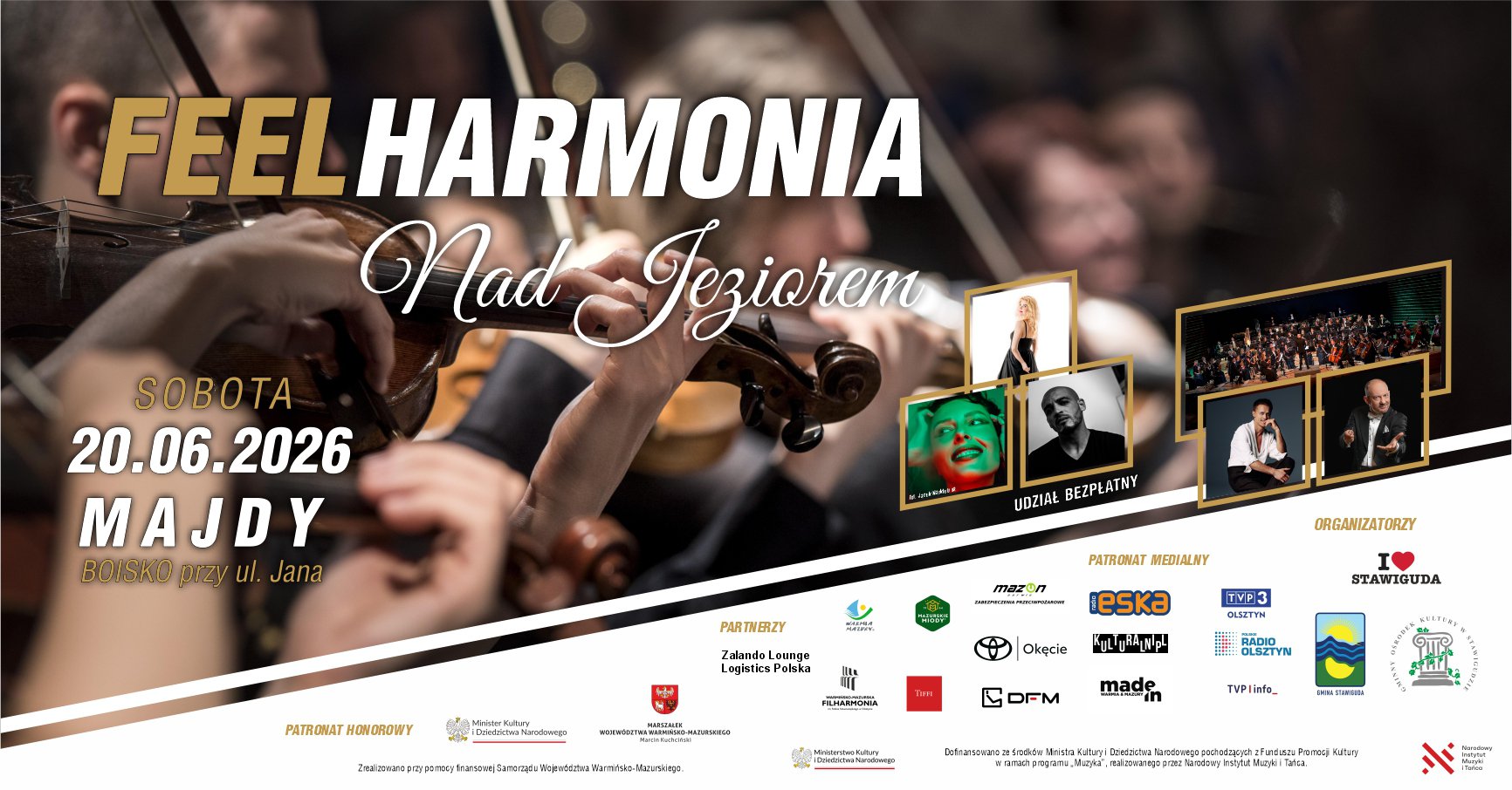 „FEELharmonia na Jeziorem” już po raz szósty zagości w gminie Stawiguda!