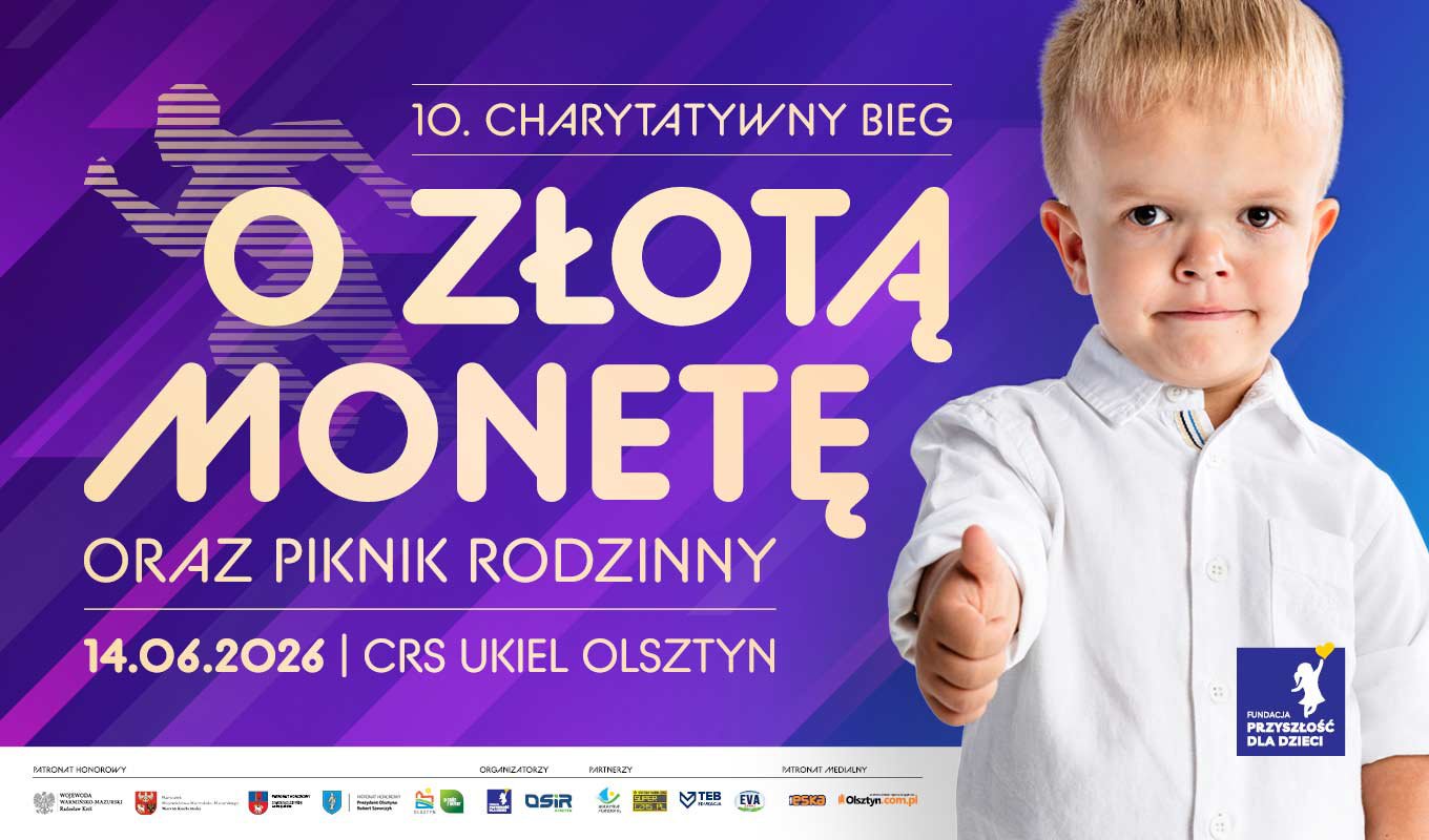 10. Bieg o Złotą Monetę i piknik rodzinny już w niedzielę! To wielki finał akcji „Dobro oddaje!”