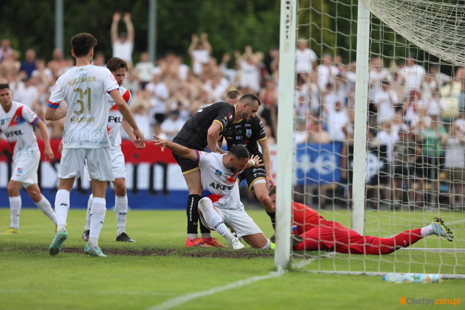Stomil zawiódł w finale baraży. W przyszłym sezonie derby z NAKI Olsztyn [WIDEO]