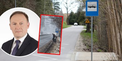 Artykuł: „Dzieci stoją w rowie”. Po głośnym nagraniu przystanek w Brąswałdzie przeszedł zmiany. Komu przypisać sukces? [ZDJĘCIA, WIDEO]