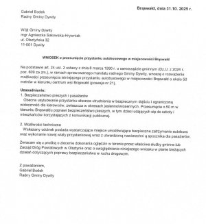 „Dzieci stoją w rowie”. Po głośnym nagraniu przystanek w Brąswałdzie przeszedł zmiany. Komu przypisać sukces?
