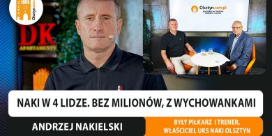 Artykuł: Zagrają derby ze Stomilem. Rozmawiamy z Andrzejem Nakielskim, prezesem i trenerem UKS Naki Olsztyn [WIDEO]