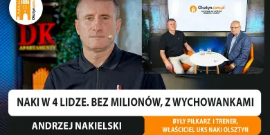 Zagrają derby ze Stomilem. Rozmawiamy z Andrzejem Nakielskim, prezesem i trenerem UKS Naki Olsztyn [WIDEO]