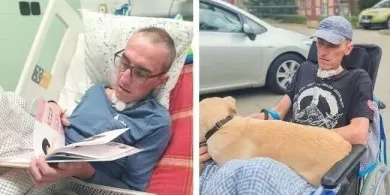 Olsztyn. Spacer z psem zmienił życie Piotra. Pomóż mu wrócić do zdrowia