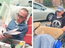 Olsztyn. Spacer z psem zmienił życie Piotra. Pomóż mu wrócić do zdrowia