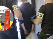 Zamaskowany 20-latek w biały dzień próbował okraść popularny sklep RTV i AGD w Olsztynie. Daleko nie uciekł