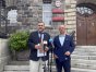 Piotr Lisiecki oraz Kamil Wysocki, przedstawiciele Ruchu Narodowego