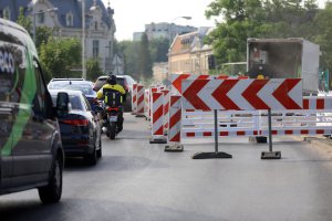 Takich korków w Olsztynie dawno nie było? Rusza remont kluczowej przeprawy