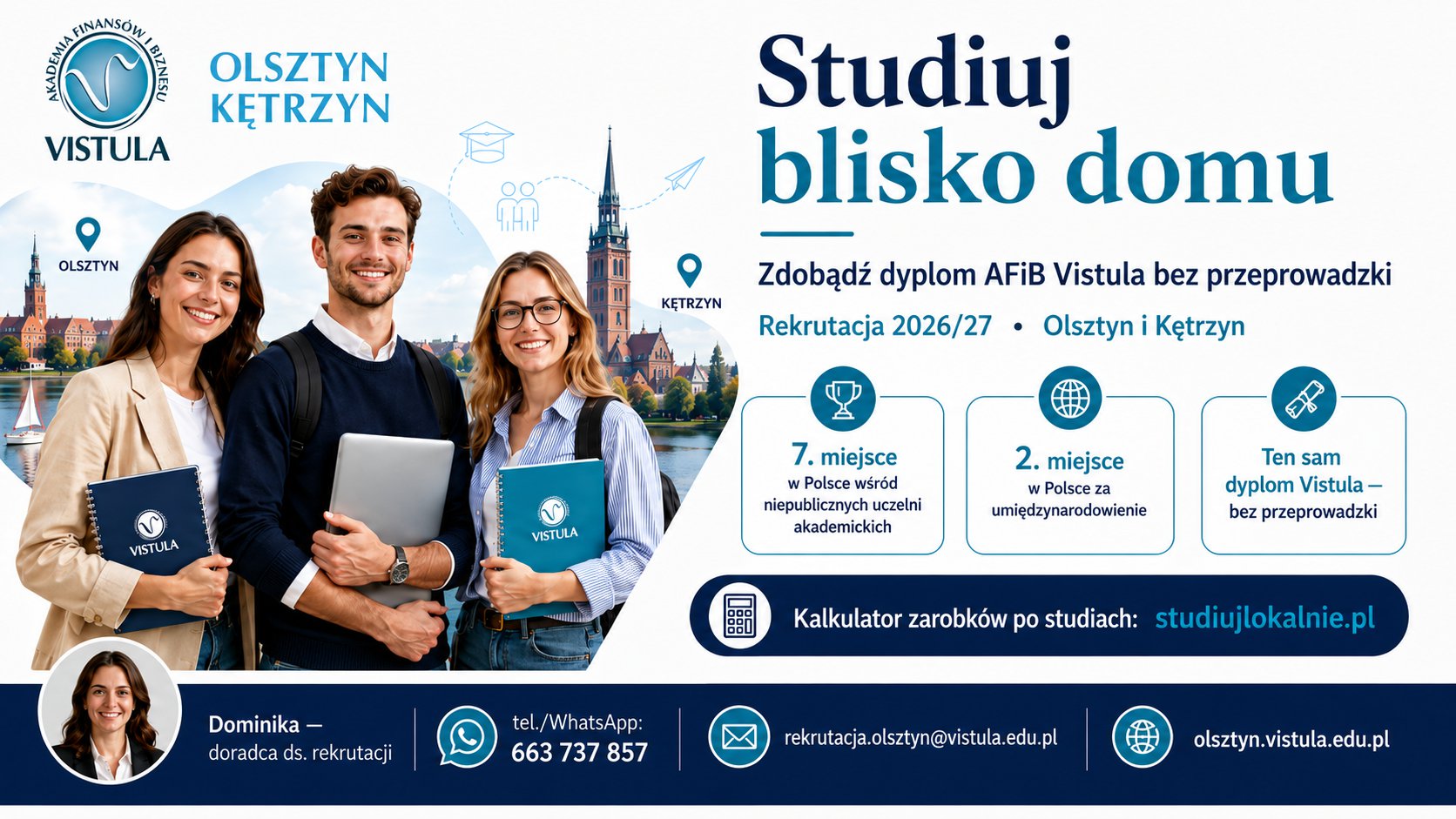 Studiuj blisko domu. Zdobądź dyplom warszawskiej uczelni o uznanym prestiżu