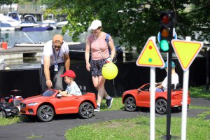 Volvo For Safety zawitało do Olsztyna. EX60, symulatory i nauka bezpieczeństwa nad Ukielem [ZDJĘCIA]