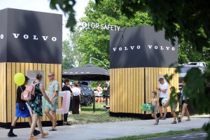 Volvo For Safety zawitało do Olsztyna. EX60, symulatory i nauka bezpieczeństwa nad Ukielem [ZDJĘCIA]