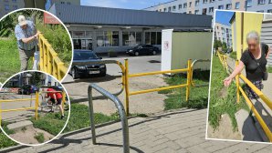 Os. Zatorze. Koniec z przechodzeniem "na dziko" między sklepami. Powstaną schody i chodnik