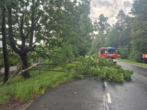 280 interwencji w regionie po przejściu burz. Grad wielkości jabłek i dramat na jeziorze