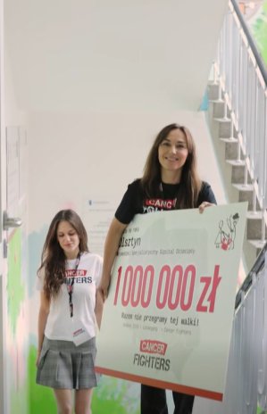 To wsparcie zmieni wiele. Fundacja Cancer Fighters przekazała milion złotych szpitalowi dziecięcemu w Olsztynie